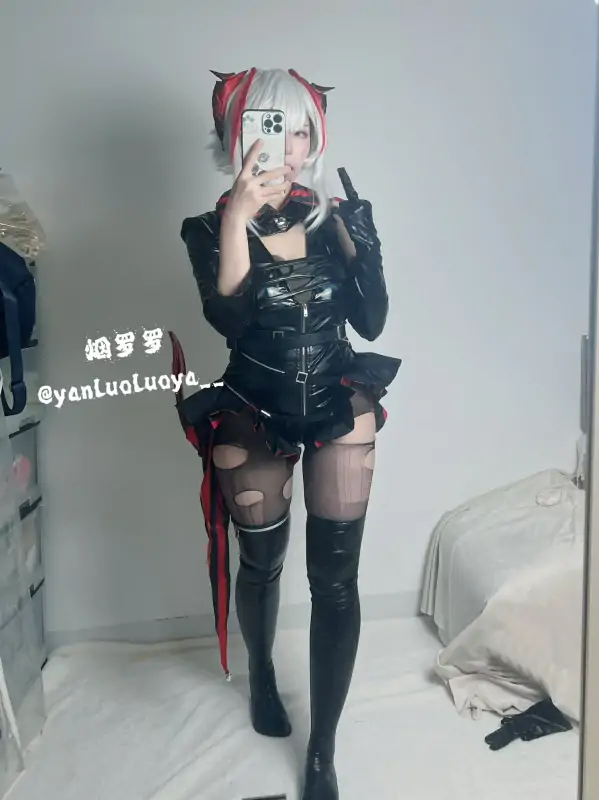 烟罗@yanluoluoya – 新作 [200门槛] 16分钟 Cos雷姆女仆 [142P+1V/1.37G]